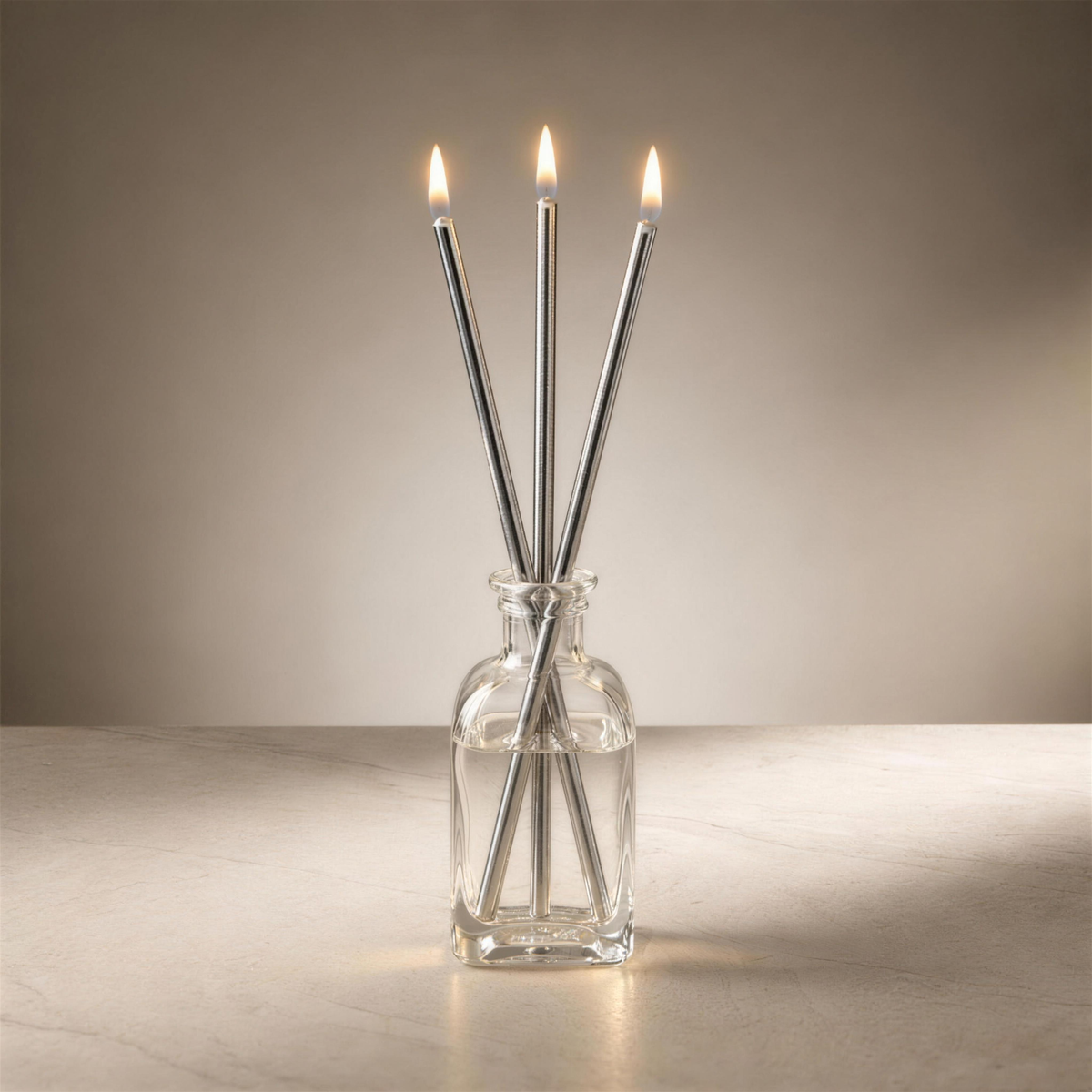 Kit Felicity™ - Candele a olio in acciaio